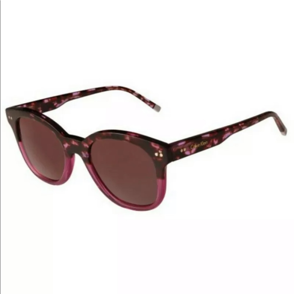 CALVIN KLEIN Tortoise Purple Sunglasses NWOT